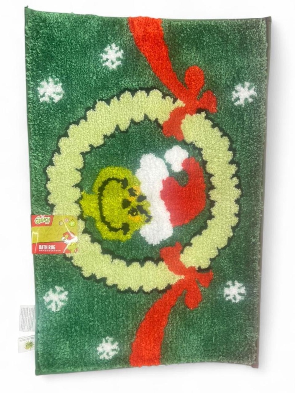 Dr. Seuss The Grinch Christmas Bathroom Rug New